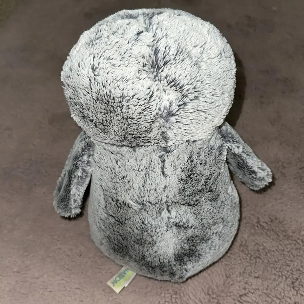 Aurora World Penguin Plush Frosty Gray White Soft Stuffed Animal